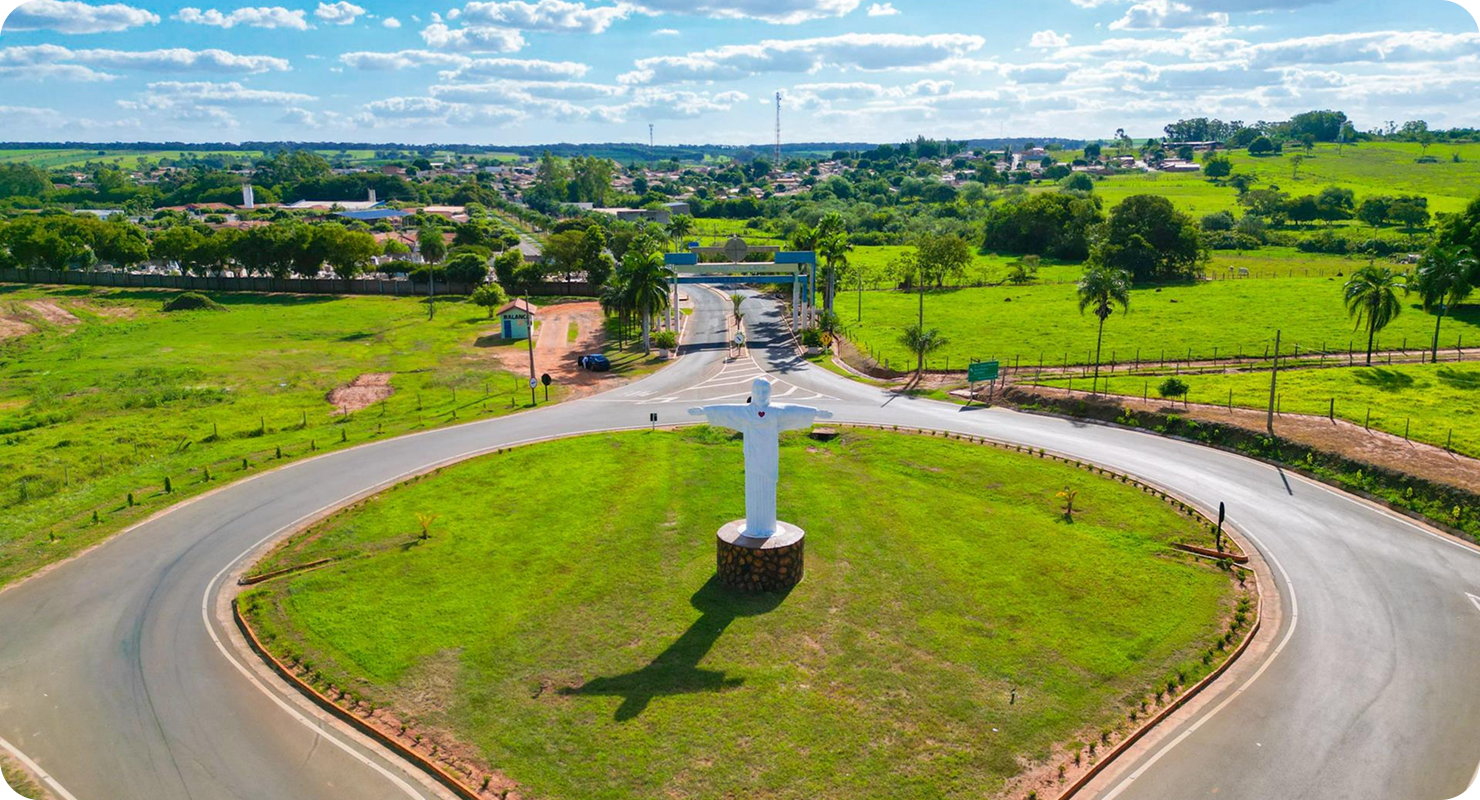 Imagem de um ponto do municipio de Pontalinda